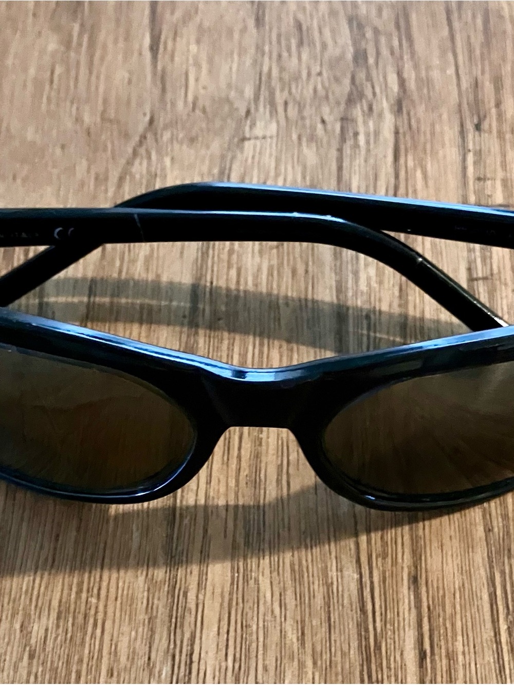 Ray-Ban Men’s Wraparound Sunglasses with Blackout Lenses